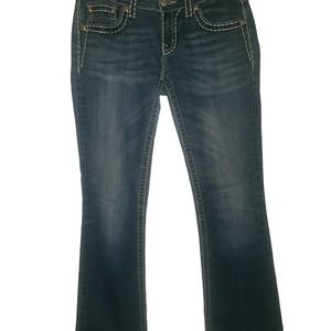 Jeweled Decorated Miss Me Bootcut Jeans